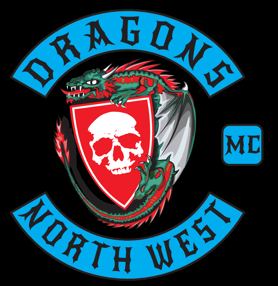 DRAGONS MC NORTH WEST FULL PATCH